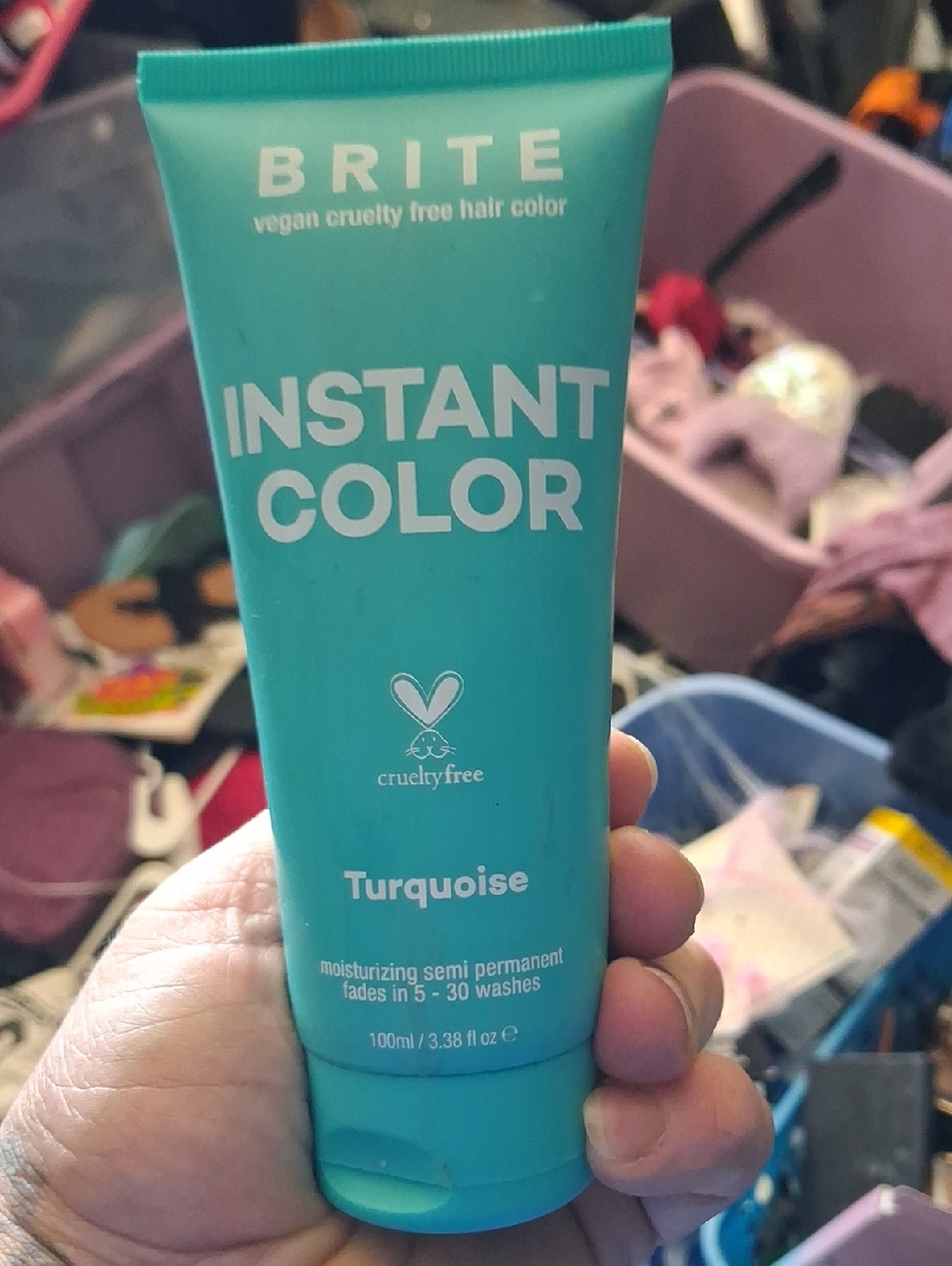 Brite Instant Color Semi-Permanent Hair Dye - Turquoise